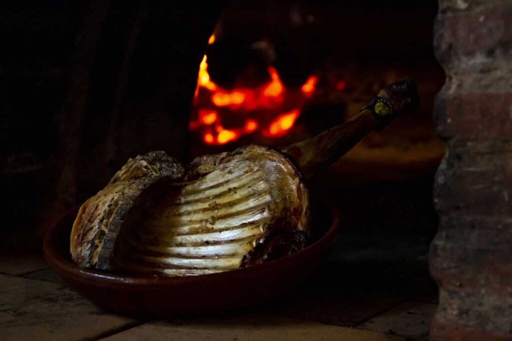 cordero lechal asado